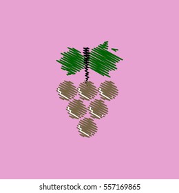 flat vector icon design collection delicious fruit