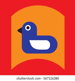 flat vector icon design collection sea gull