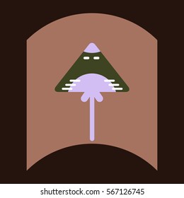 flat vector icon design collection stingray silhouette