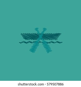 flat vector icon design collection boat in sea