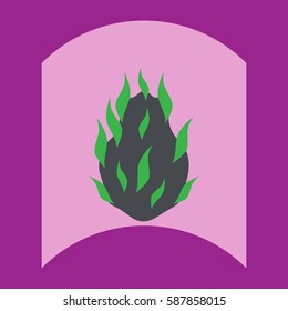 flat vector icon design collection delicious fruit