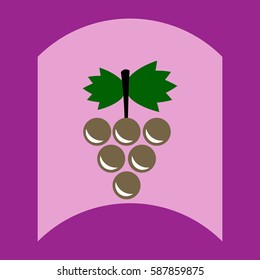 flat vector icon design collection delicious fruit
