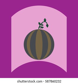 flat vector icon design collection delicious fruit
