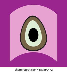 flat vector icon design collection delicious fruit