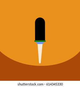 flat vector icon design collection  microphone in flat style