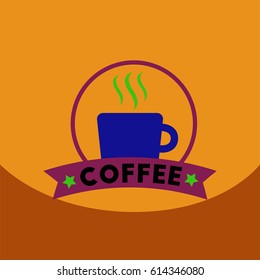 flat vector icon design collection  cup of hot coffee