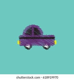 flat vector icon design collection car silhouette