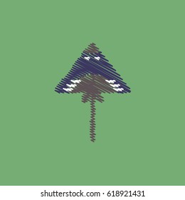 flat vector icon design collection stingray silhouette