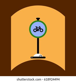 flat vector icon design collection road sign