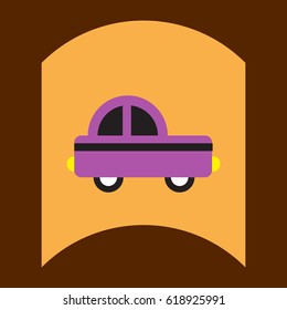 flat vector icon design collection car silhouette