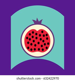 flat vector icon design collection delicious fruit