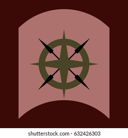 flat vector icon design collection marine wheel