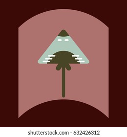 flat vector icon design collection stingray silhouette