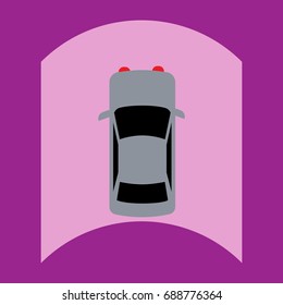 flat vector icon design collection car silhouette