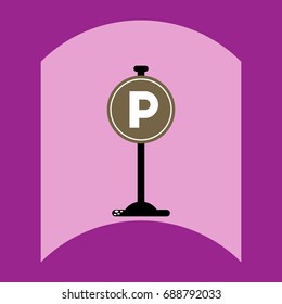 flat vector icon design collection road sign