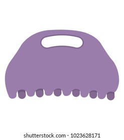 
A flat vector icon of a hooded hair dryer available in hair salons. 
