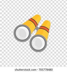 flat Vector icon - illustration of Binoculars icon