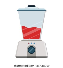 flat Vector icon - illustration of blender icon isolated on white