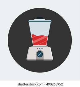 flat Vector icon - illustration of blender icon