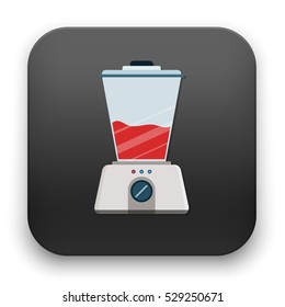 flat Vector icon - illustration of blender icon