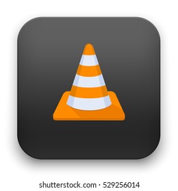 flat Vector icon - illustration of Cone icon