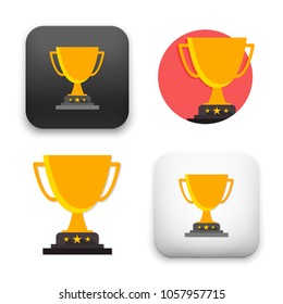 flat Vector icon - illustration of cup icon