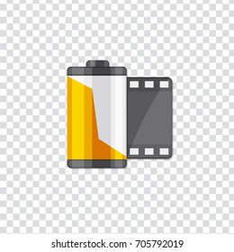 flat Vector icon - illustration of film icon