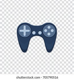 flat Vector icon - illustration of game controller icon