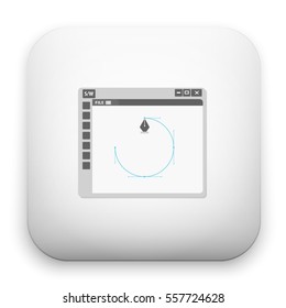 flat Vector icon - illustration of vector Graphic Design icon