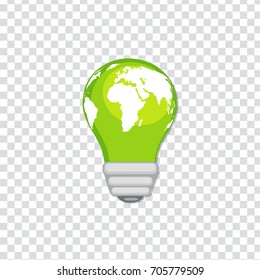 flat Vector icon - illustration of Green energy icon