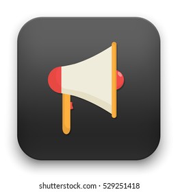 flat Vector icon - illustration of Megaphone icon