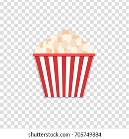 flat Vector icon - illustration of Popcorn icon