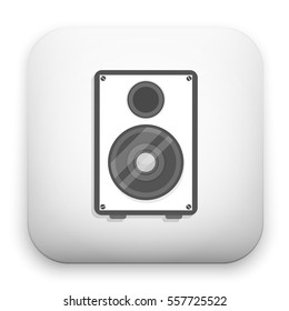 flat Vector icon - illustration of speaker icon