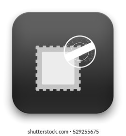 flat Vector icon - illustration of Stamp icon