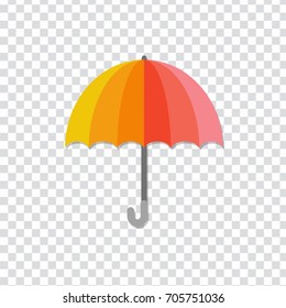 flat Vector icon - illustration of umbrella icon