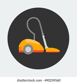 flat Vector icon - illustration of Vacuum cleaner icon