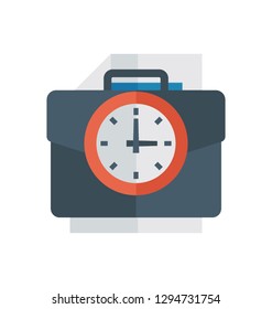 Flat vector icon of a meeting.