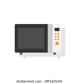 Flat vector icon of Microwave