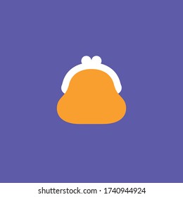 Flat vector icon for pouch