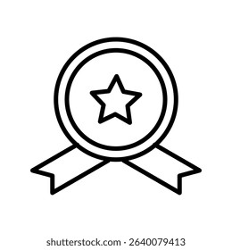 Flat vector icon representing 4th of July celebration in the USA, includes patriotic symbols and holiday elements.