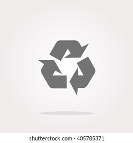 flat vector Icon Series - Recycle Sign