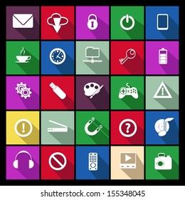 Flat Vector Icon Set