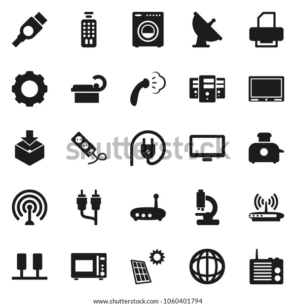 Television Microwave Stock Vector Illustration And Royalty Free Television  Microwave Clipart