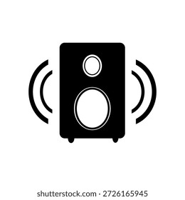 Signo de altavoz de icono de Vector plano