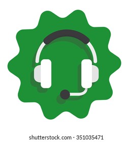 Flat vector icon for web design