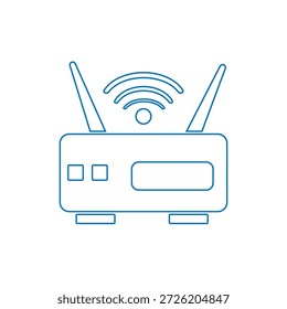 ícone de vetor plano do sinal de wifi