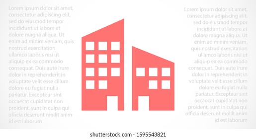 Flat vector icons. Apartment for sale. Apartment for Family. Apartment for living. flat design.