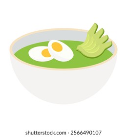 Flat Vector Illustrated Healthy and Balanced Meals