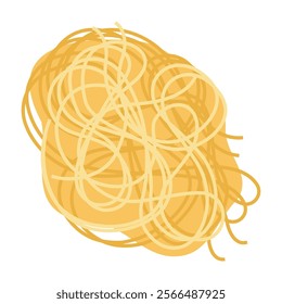 Flat Vector Illustrated Pasta Variations