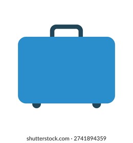 Flat Vector Illustration of a Blue Suitcase – Travel Luggage Icon Design

A simple, flat vector illustration of a blue suitcase with two wheels and a handle, ideal for travel, vacation, or luggage-related designs.